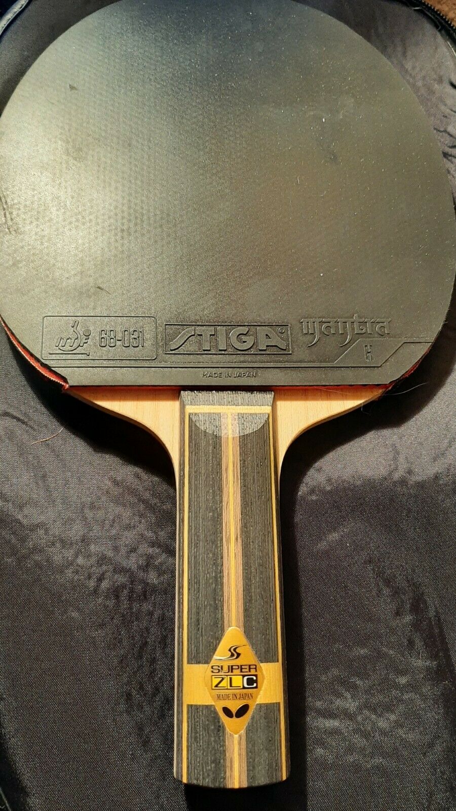 Zhang Jike Butterfly + Stiga Legend Ping Pong Paddles / Case
